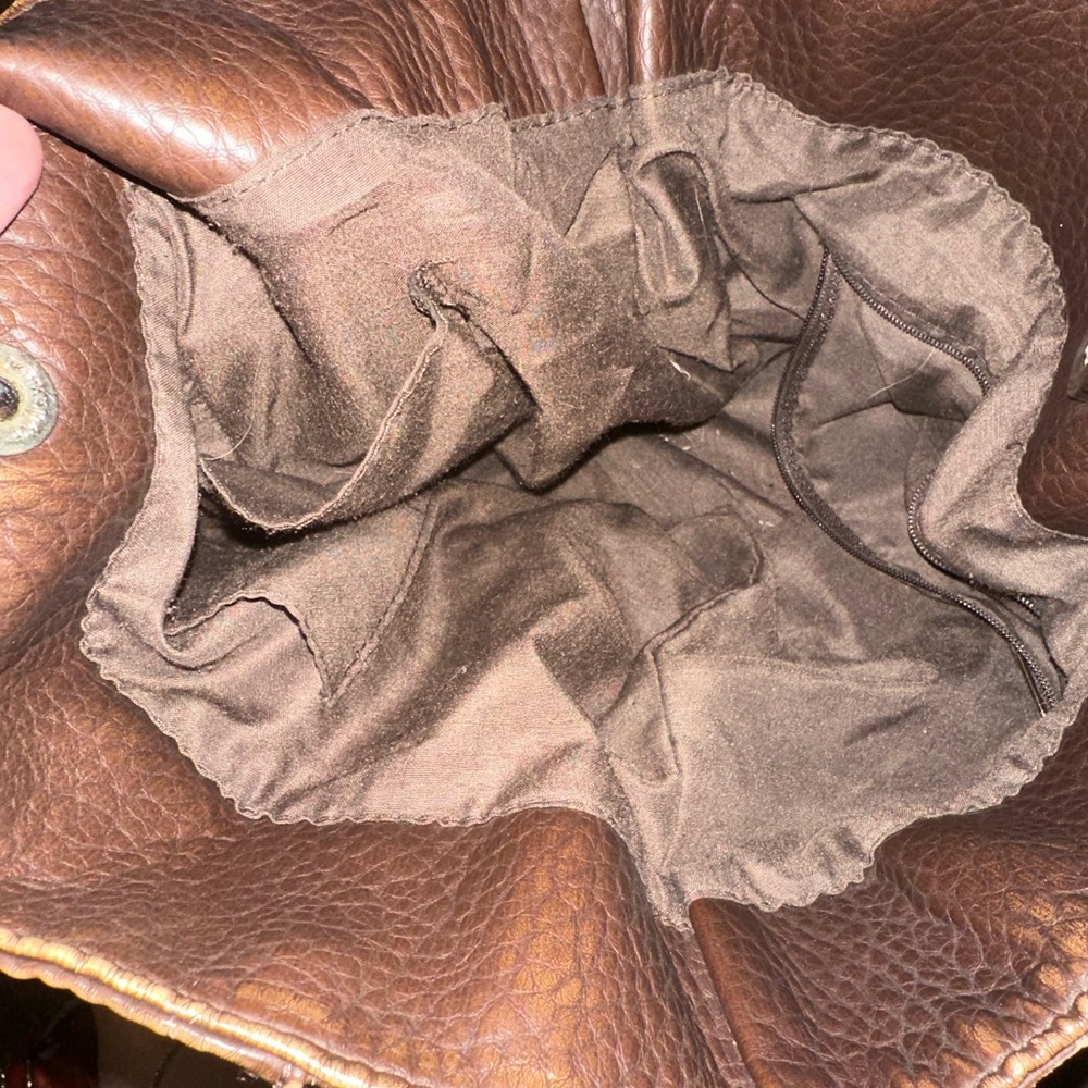Brown Leather Tote Bag
